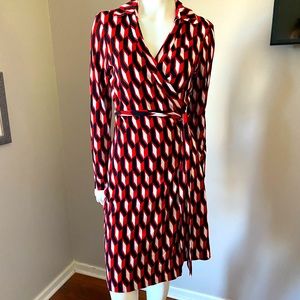 Authentic DVF wrap dress.